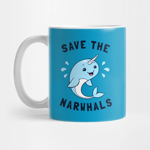 Save The Narwhals by dumbshirts